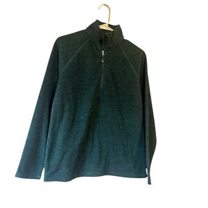 Eddie Bauer forest Green Half-Zip Sweater size medium